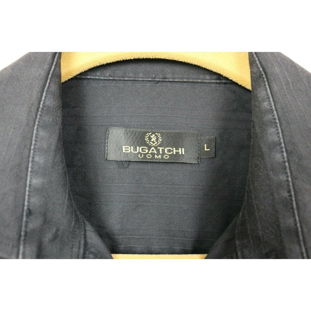 Bugatchi Uomo Mens Shirt Long Sleeve Button Up L - Picture 7 of 7
